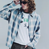 RELAXED LONG SLEEVE SHIRT | BLUE