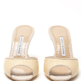 Manolo Blahnik Jadara Open Toe Mule