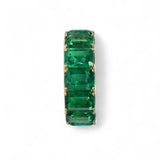 Coady Cuhla 18K Yellow Gold Jumbo Emerald Eternity Band