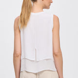 Transit Crew Neck Double Layer Tank