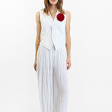 A Touch of Red Gilet