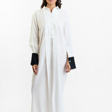 Long KShirt Greek Dipped Black