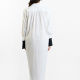 Long KShirt Greek Dipped Black