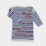3/4 Cupertino Stripe Top