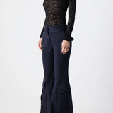 Meret Pointelle Knit Turtleneck in Merino Wool