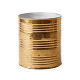 Astier de Villatte Conserve Vase - Large with Golden Exterior