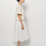 Ruffle Sleeve Cardigan XS / Cream