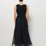 Louiza Babouryan Organza Dress XS / Black