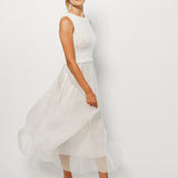 Louiza Babouryan Organza Dress