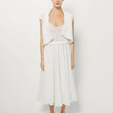 Louiza Babouryan Cotton Knit Cover Up XS / White