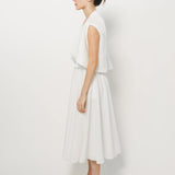 Louiza Babouryan Cotton Knit Cover Up XS / White