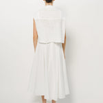 Louiza Babouryan Cotton Knit Cover Up XS / White