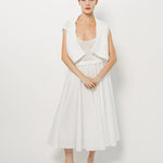 Louiza Babouryan Cotton Knit Cover Up XS / White