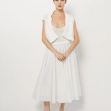 Louiza Babouryan Cotton Knit Cover Up XS / White