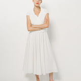Louiza Babouryan Cotton Knit Cover Up XS / White