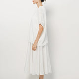 Louiza Babouryan Cotton Knit Top XS / White