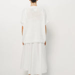 Louiza Babouryan Cotton Knit Top XS / White
