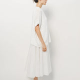 Louiza Babouryan Cotton Knit Top XS / White