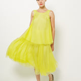 Louiza Babouryan Organza Skirt