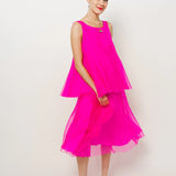 Louiza Babouryan Organza Skirt XS / Pink