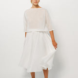 Louiza Babouryan Eyelit Skirt