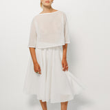 Louiza Babouryan Eyelit Skirt