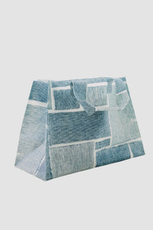 Blue Sharp Edge Traveling Bag