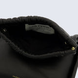 Louise Bag Small in leather in Black