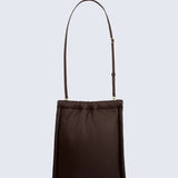 Louise Bag Small in leather Cacao