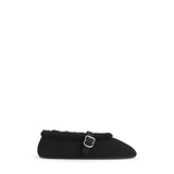 ALAIA La Ballerine Flat in Merino Shearling