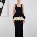 Ashlyn Leon Long Flower Dress