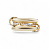 Spinelli Kilcollin Libra 18k Gold and Diamond Rings