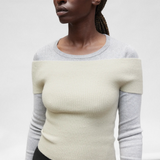 No 381 Libra Top in Cream