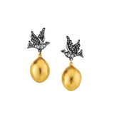 Arman Sarkisyan 18K Gold Lovebird Earrings