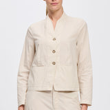 Transit V-Neck 3 Button Down Jacket