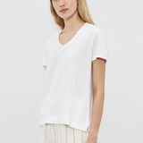 Massimo Alba Flores V-Neck T-Shirt