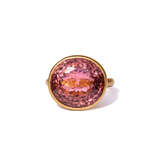 Marie-Hélène De Taillac 22K YG Pink Tourmaline Princess Ring