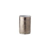 Astier de Villatte Conserve Vase Mini with Platinum Exterior