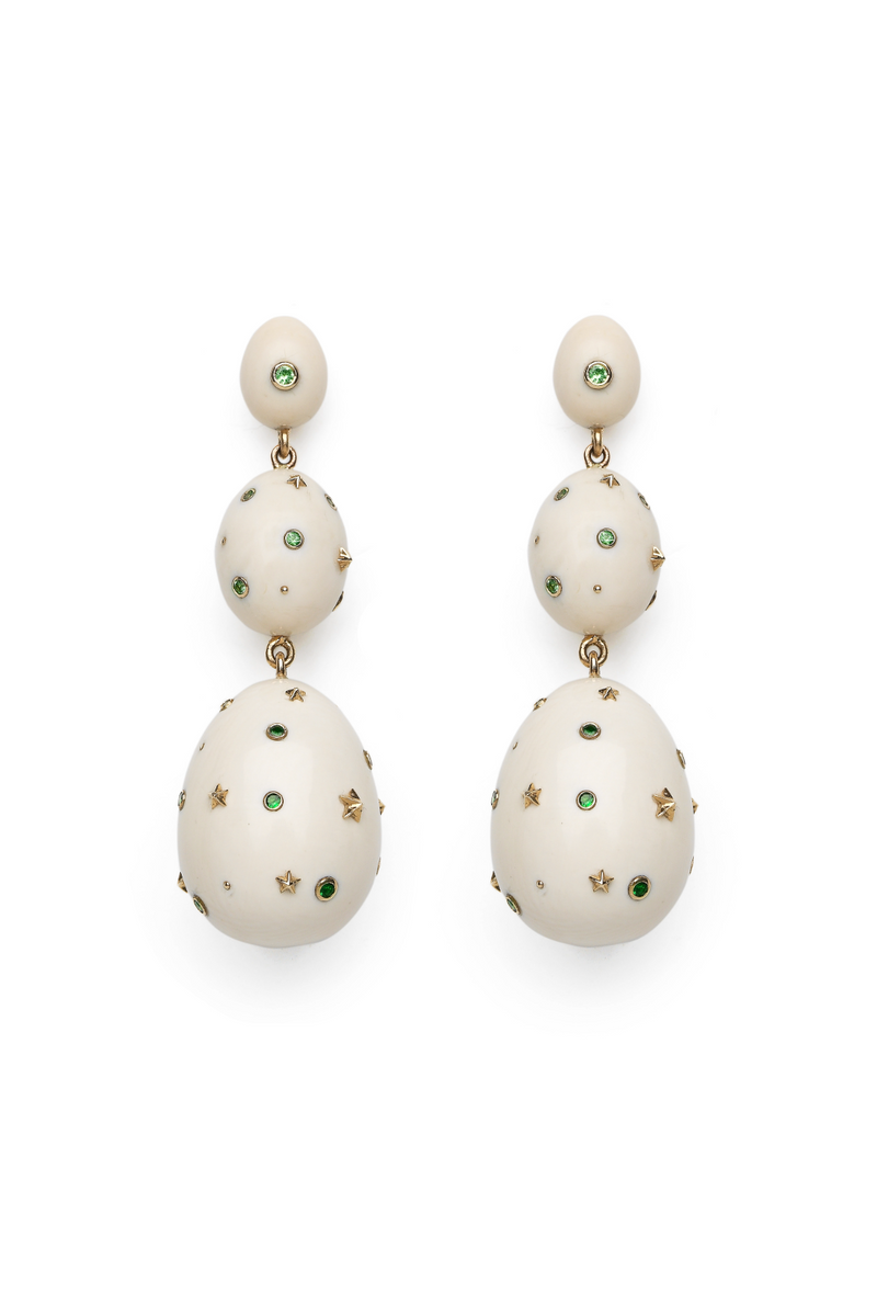 Mammoth Egg Earrings