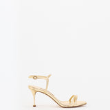 Manolo Blahnik Ciagalo Nappa Leather Ankle Strap Sandal