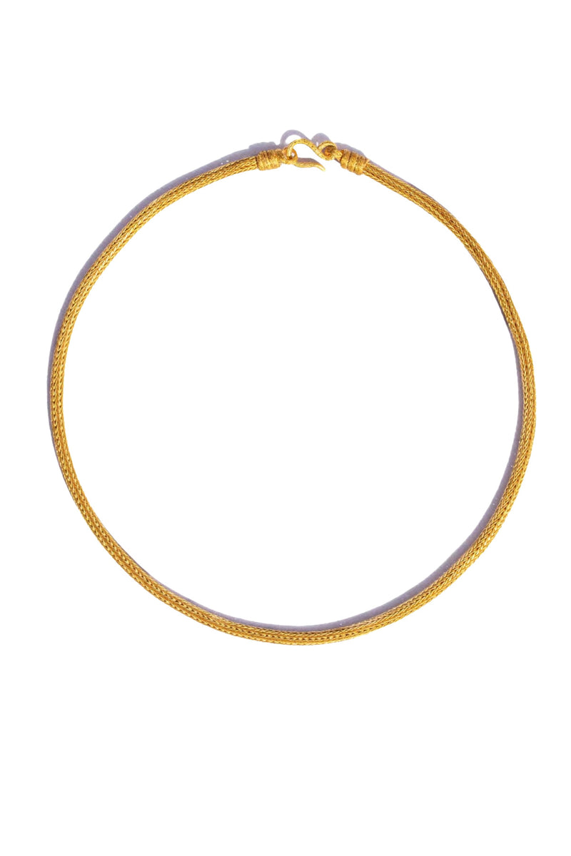 Marie-Helene de Taillac 22K YG 16" Serafa Necklace on white background