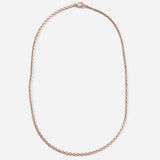 18K Rose Gold Signature 18" Oval Link Chain