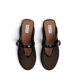 ALAIA Fishnet Flat Mules