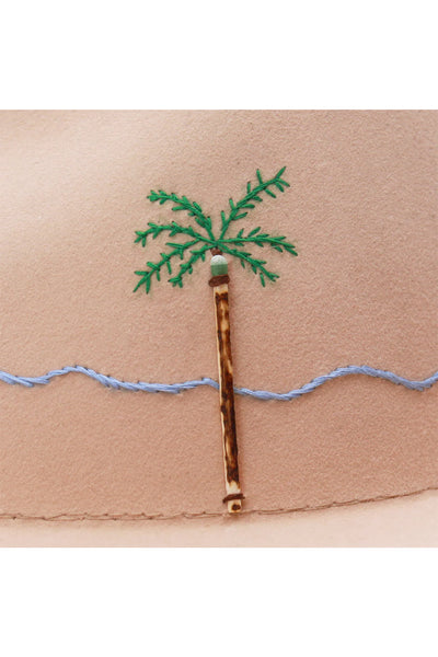 La Royal Palm Felt Hat