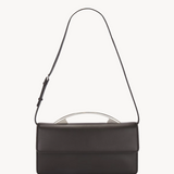 The Row Nia in Dark Brown Leather