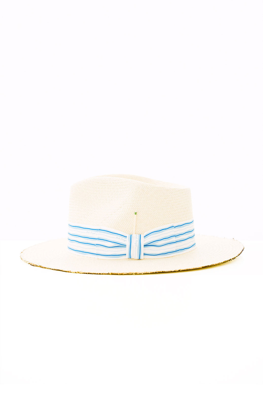 Dark Lines Straw Hat