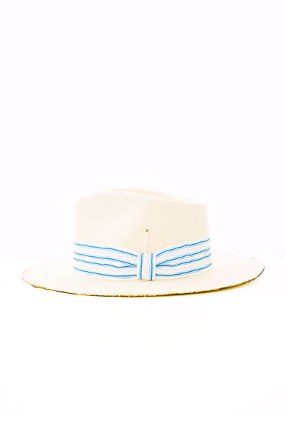 Dark Lines Straw Hat