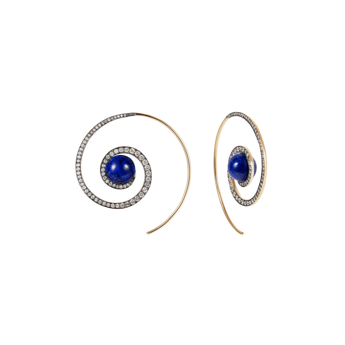 Noor-Fares-18k-yellow-gold-damond-and-lapis-lazuli-spiral-moon-amarees