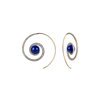 Noor-Fares-18k-yellow-gold-damond-and-lapis-lazuli-spiral-moon-amarees