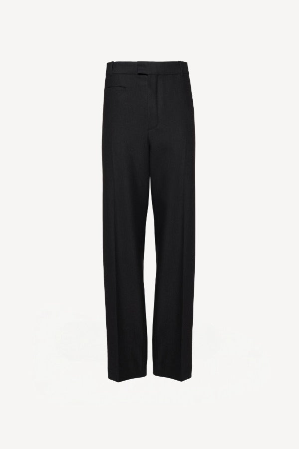 Front view of black unisex pant on white background, with no model shown.